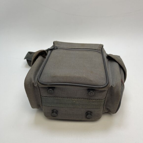 Vintage Optex Grey / Red Shoulder Carry Camera Bag Retro Photography - Picture 9 of 10